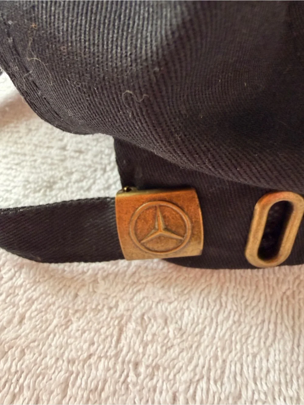 Mercedes AMG Petronas Black Baseball Cap with White Logo